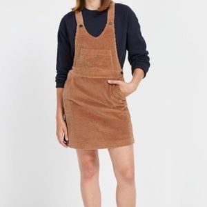 Frank and Oak Corduroy Pinafore dress